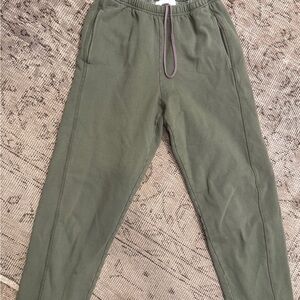 XiRENA Sage Green Drawstring Joggers with Lavender Cord